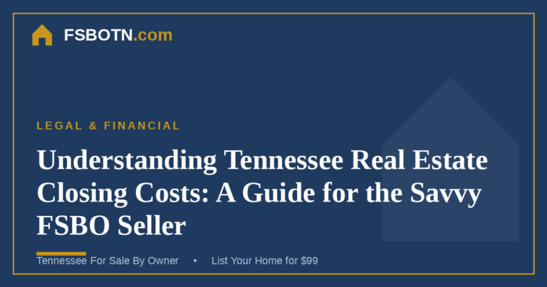 Understanding Tennessee Real Estate Closing Costs: A Guide for the Savvy FSBO Seller