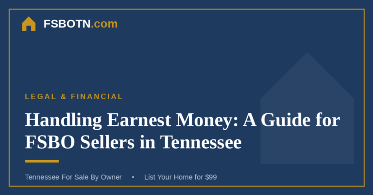 Handling Earnest Money: A Guide for FSBO Sellers in Tennessee