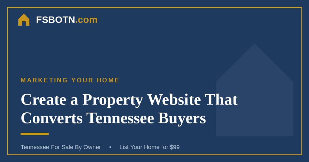 Create a Property Website That Converts Tennessee Buyers