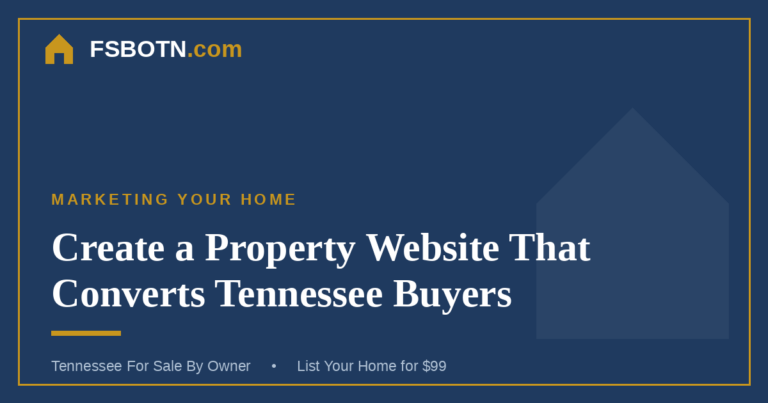 Create a Property Website That Converts Tennessee Buyers