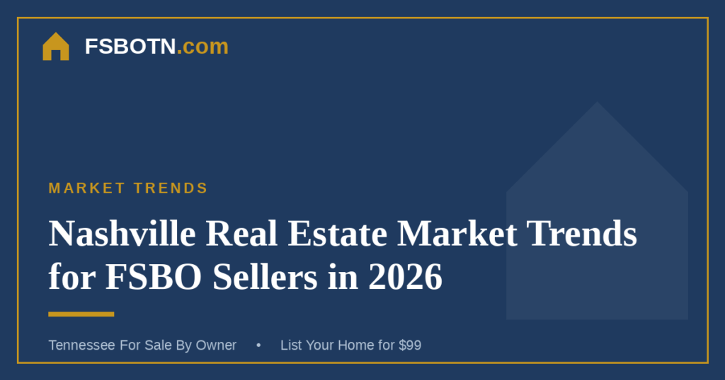 Nashville Real Estate Market Trends for FSBO Sellers in 2026