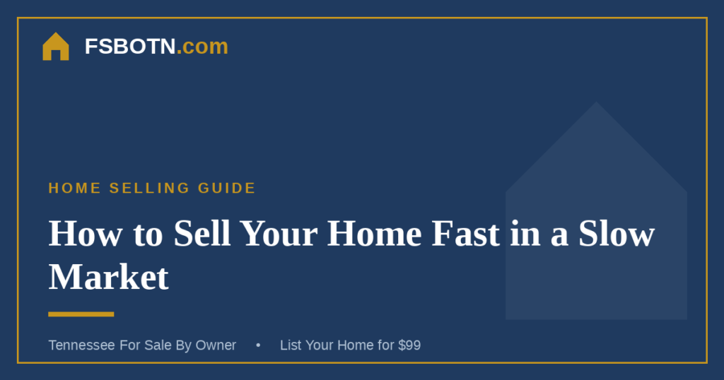 How to Sell Your Home Fast in a Slow Market